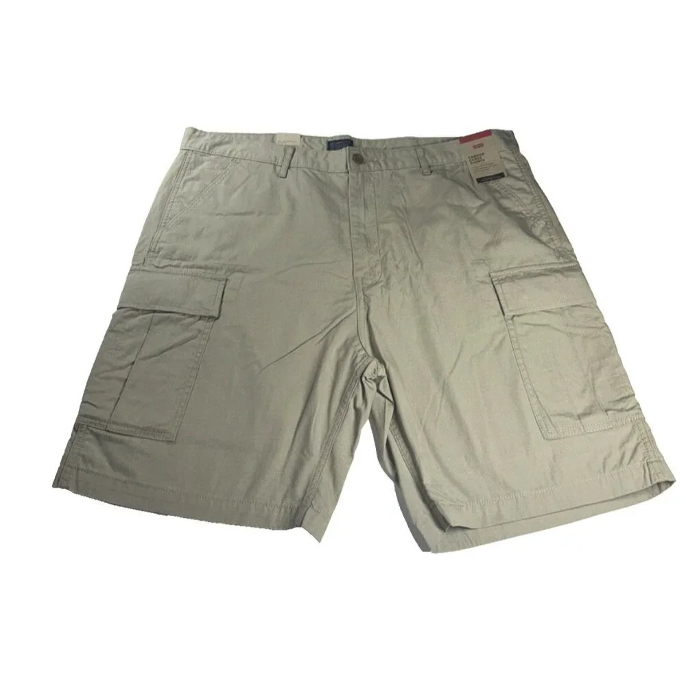 Levi's‎ Men's Carrier Cargo Shorts Size 40 Khaki Utility Casual True Chino NWT